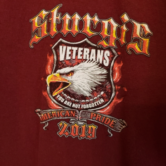 Sturgis Veterans Motorcycle Shirt Unisex - Picture 5 of 5